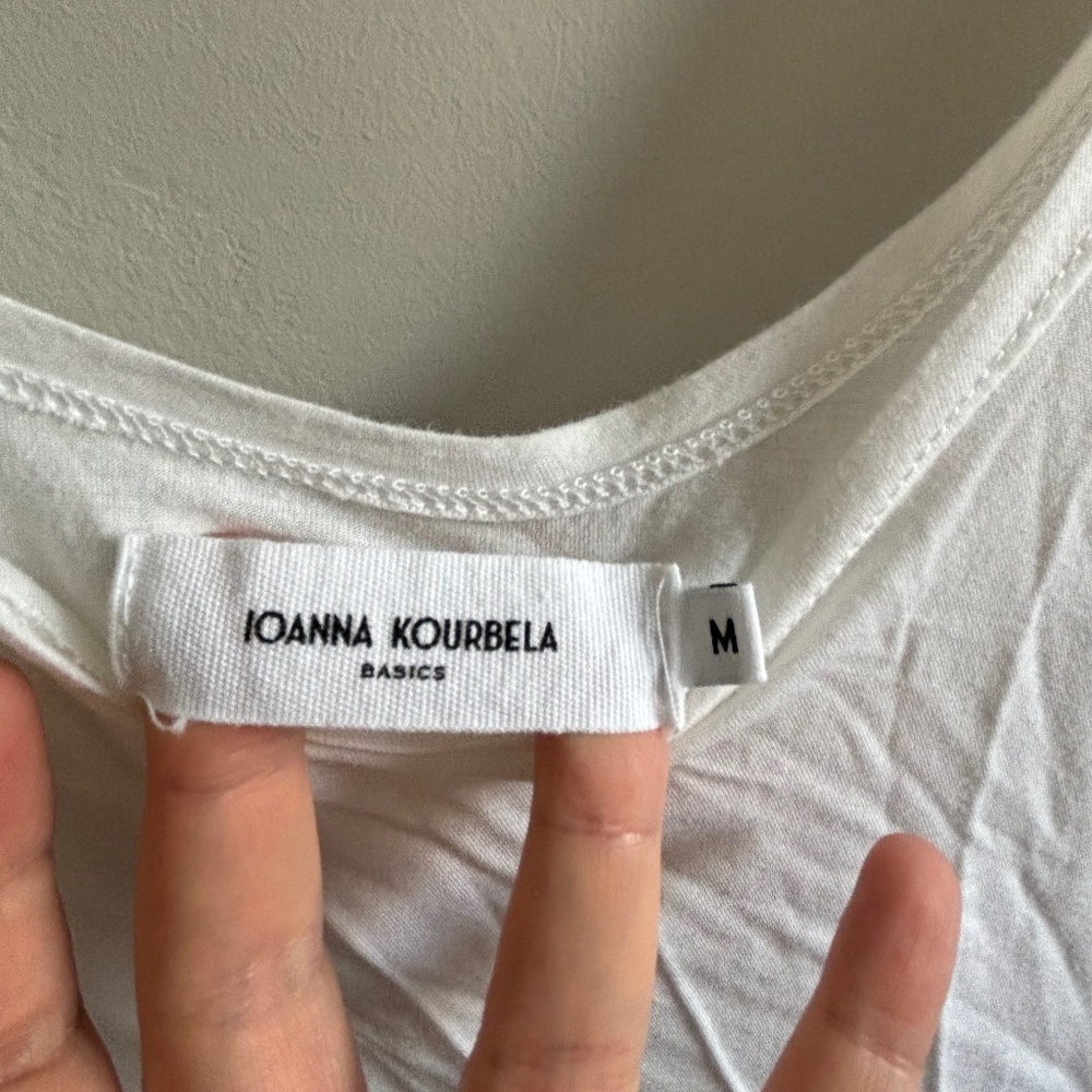 Ioanna kourbela white slip dress M